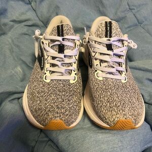 Brooks Athletic Shoes in Gray and White